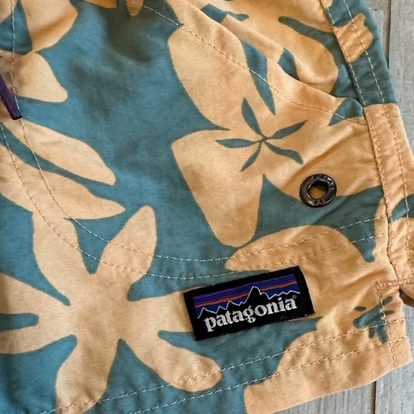 Patagonia Kids' Board  Print Shorts XS - Picture 8 of 12